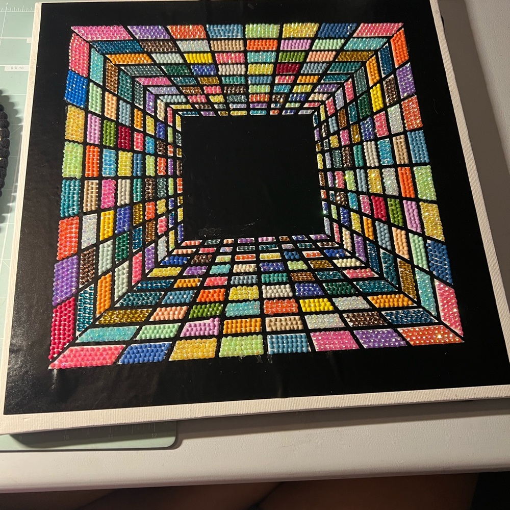 Colorful Geometric Art Canvas